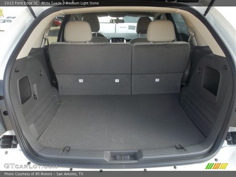 White Suede / Medium Light Stone 2013 Ford Edge SE