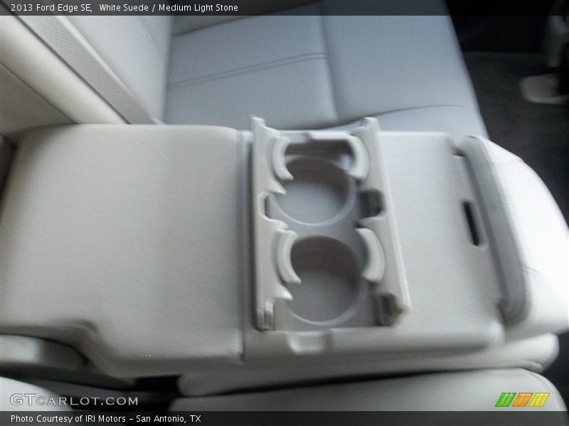 White Suede / Medium Light Stone 2013 Ford Edge SE