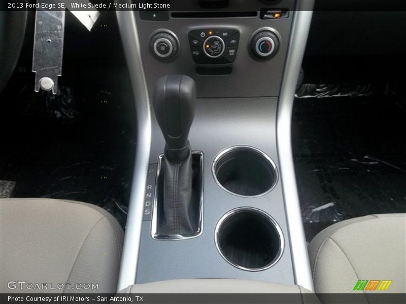 White Suede / Medium Light Stone 2013 Ford Edge SE