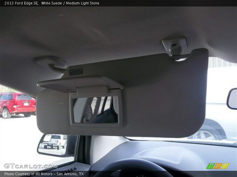 White Suede / Medium Light Stone 2013 Ford Edge SE