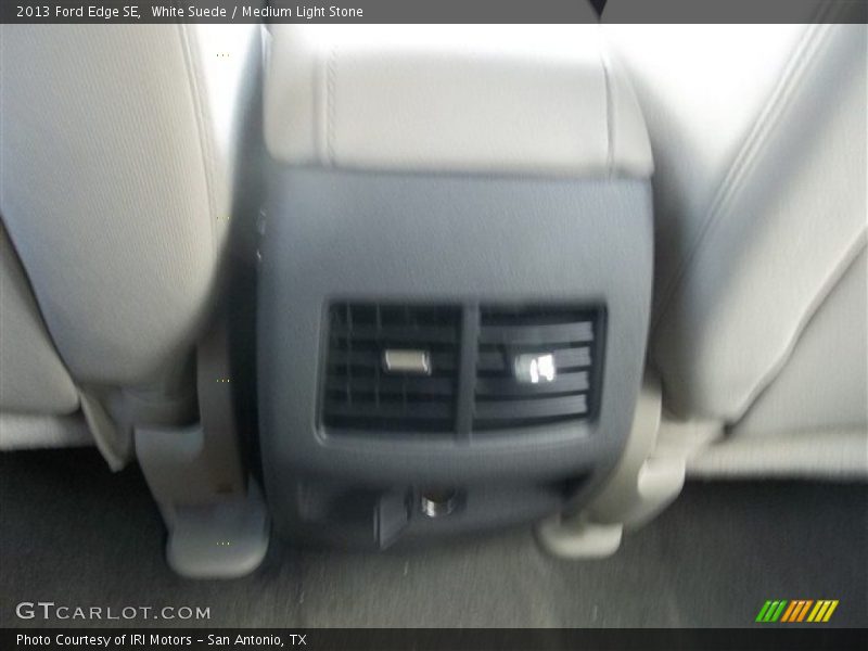White Suede / Medium Light Stone 2013 Ford Edge SE