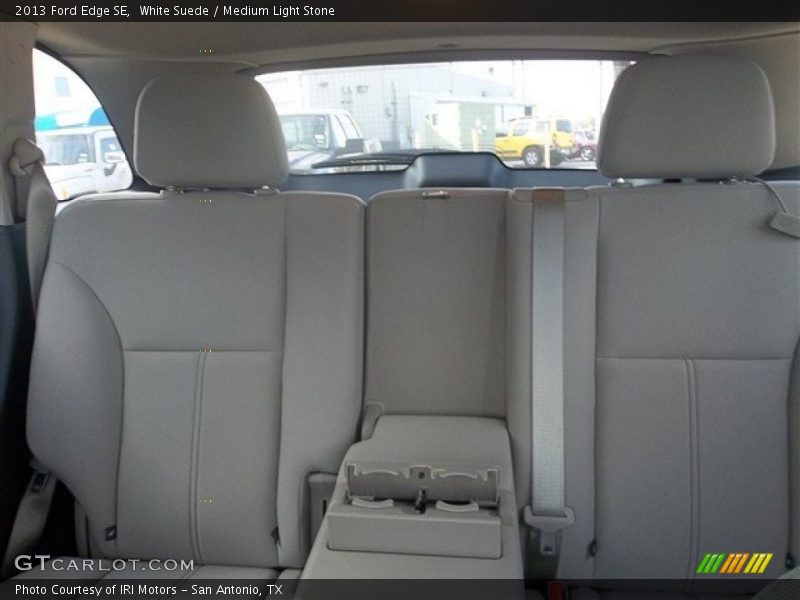 White Suede / Medium Light Stone 2013 Ford Edge SE