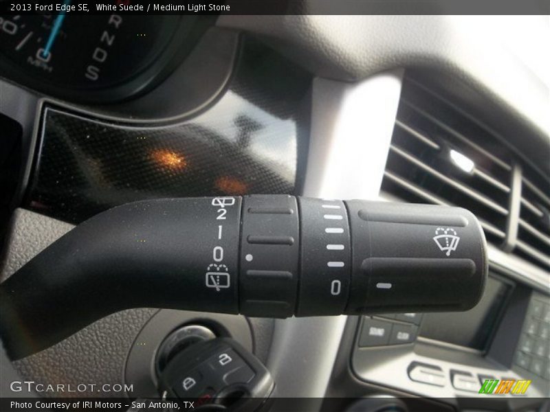 White Suede / Medium Light Stone 2013 Ford Edge SE