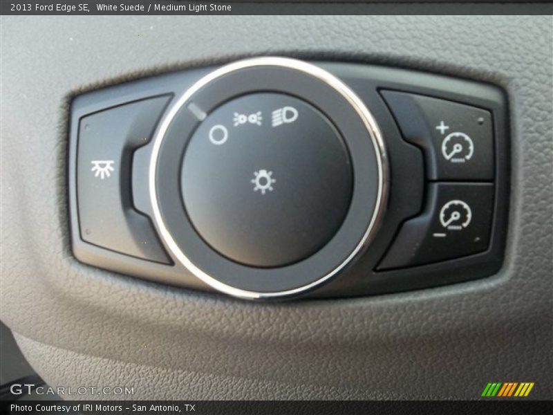 White Suede / Medium Light Stone 2013 Ford Edge SE