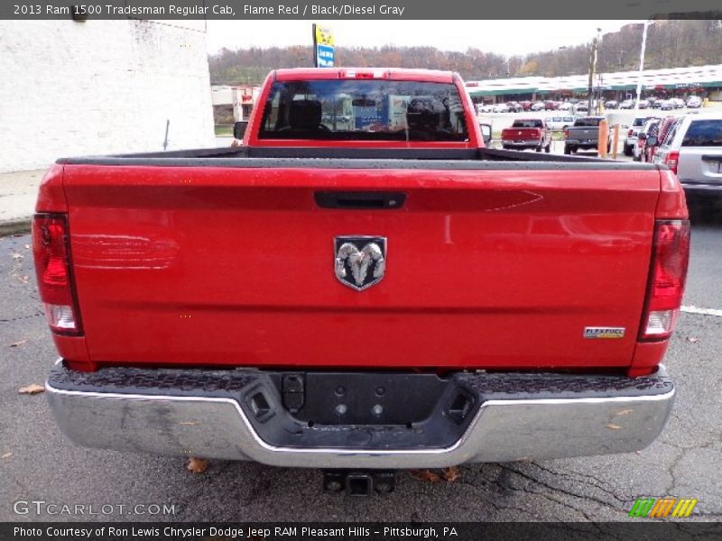 Flame Red / Black/Diesel Gray 2013 Ram 1500 Tradesman Regular Cab