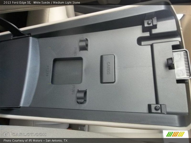 White Suede / Medium Light Stone 2013 Ford Edge SE