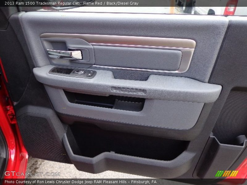 Flame Red / Black/Diesel Gray 2013 Ram 1500 Tradesman Regular Cab