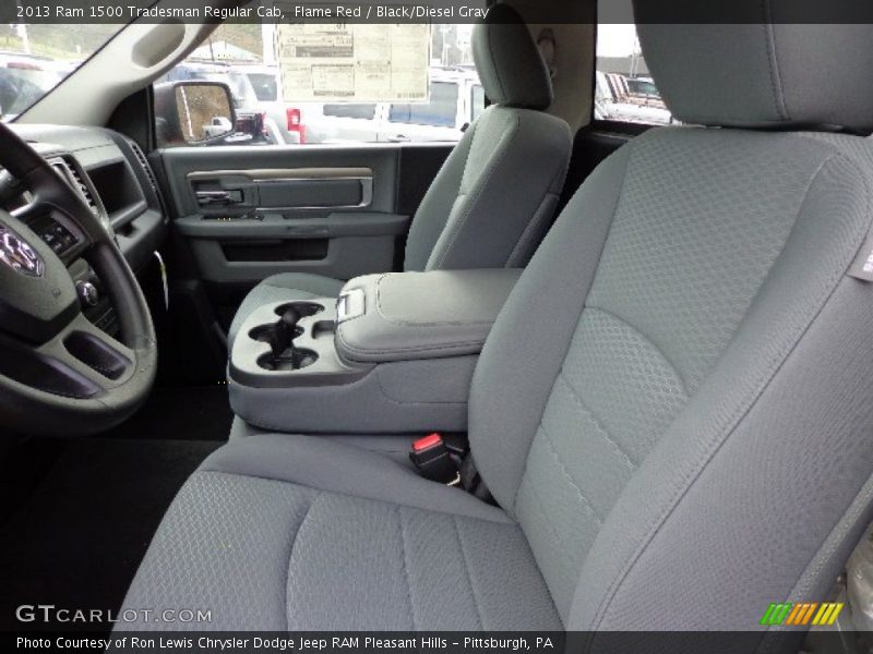 Flame Red / Black/Diesel Gray 2013 Ram 1500 Tradesman Regular Cab