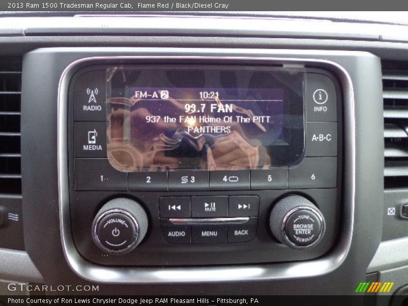 Controls of 2013 1500 Tradesman Regular Cab