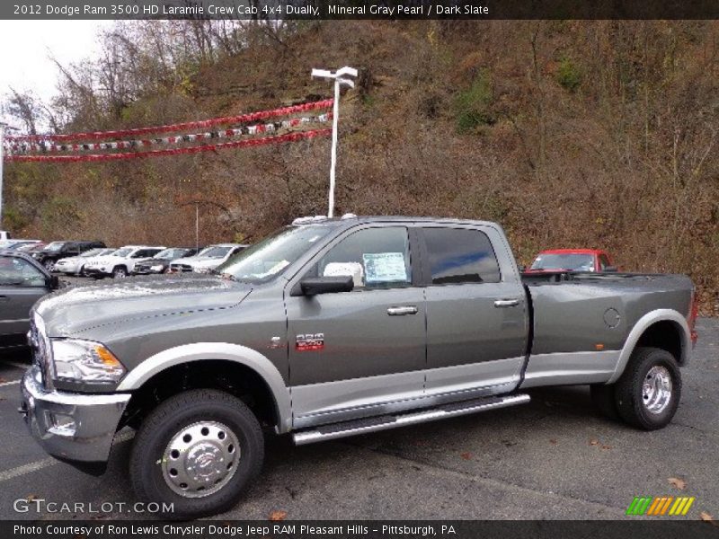  2012 Ram 3500 HD Laramie Crew Cab 4x4 Dually Mineral Gray Pearl