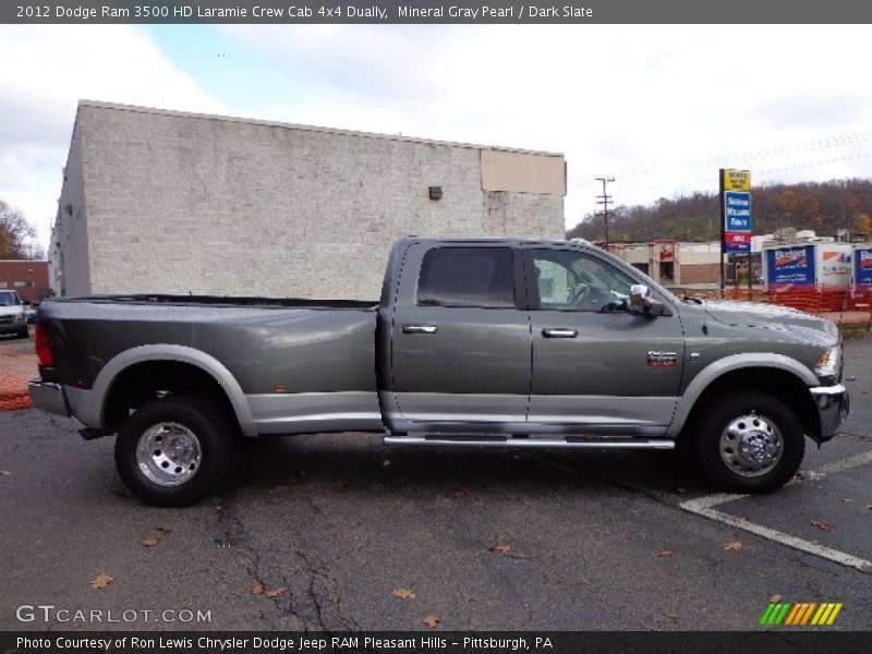  2012 Ram 3500 HD Laramie Crew Cab 4x4 Dually Mineral Gray Pearl