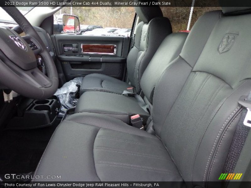 Front Seat of 2012 Ram 3500 HD Laramie Crew Cab 4x4 Dually