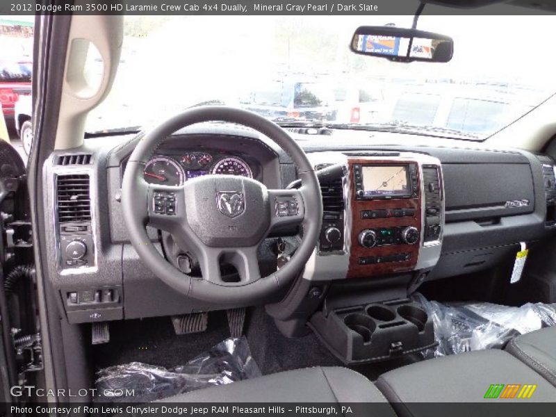 Dashboard of 2012 Ram 3500 HD Laramie Crew Cab 4x4 Dually