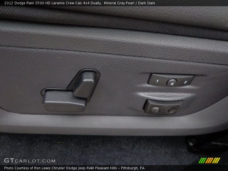 Mineral Gray Pearl / Dark Slate 2012 Dodge Ram 3500 HD Laramie Crew Cab 4x4 Dually