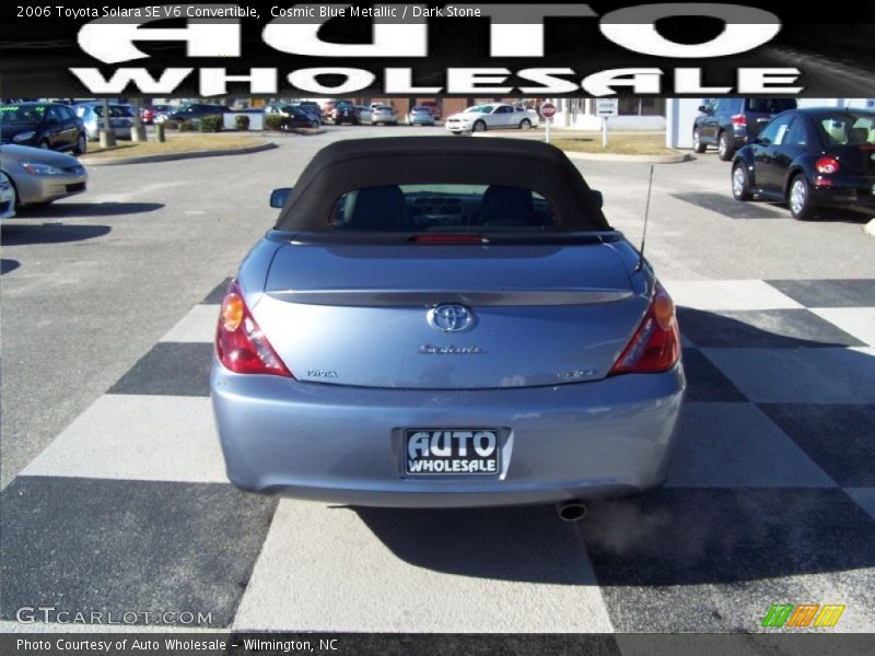 Cosmic Blue Metallic / Dark Stone 2006 Toyota Solara SE V6 Convertible