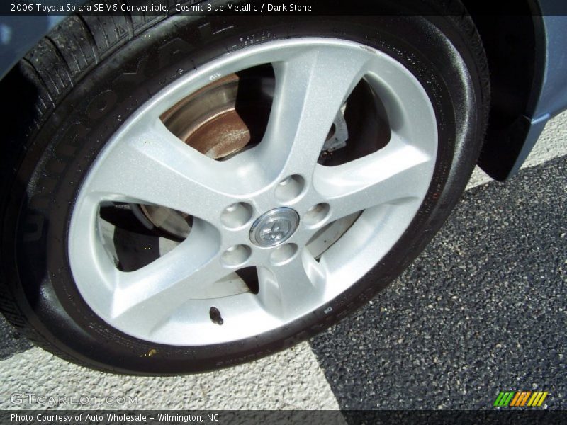 Cosmic Blue Metallic / Dark Stone 2006 Toyota Solara SE V6 Convertible