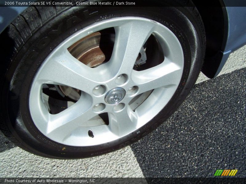 Cosmic Blue Metallic / Dark Stone 2006 Toyota Solara SE V6 Convertible