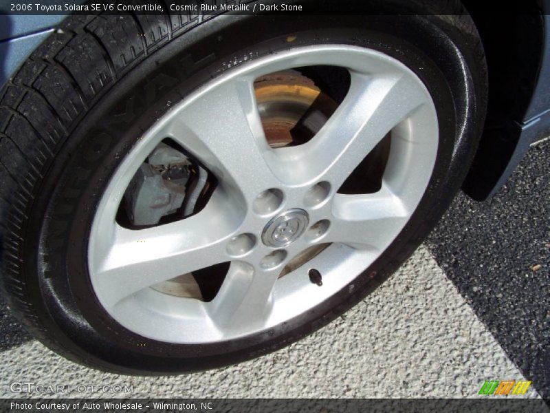 Cosmic Blue Metallic / Dark Stone 2006 Toyota Solara SE V6 Convertible