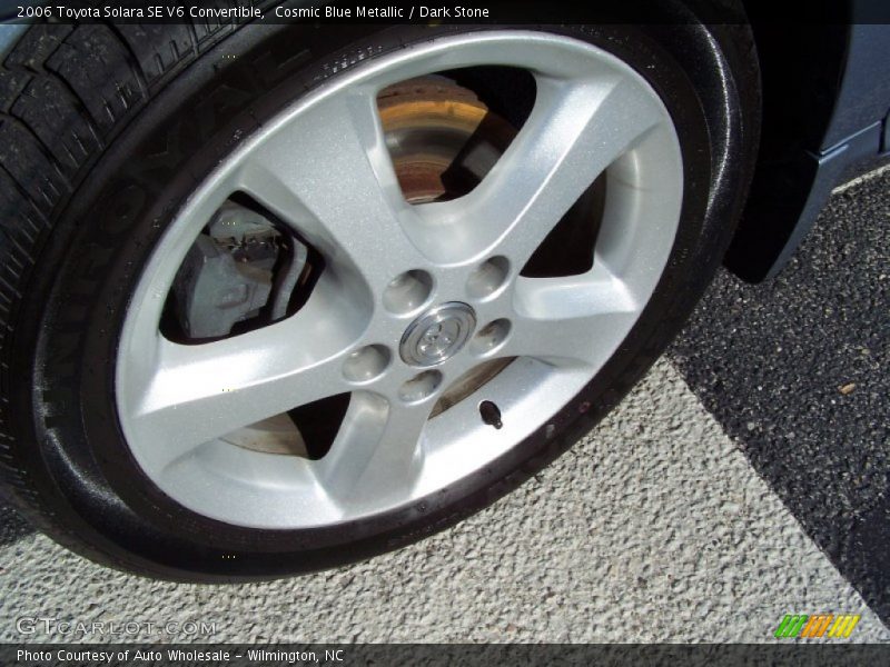 Cosmic Blue Metallic / Dark Stone 2006 Toyota Solara SE V6 Convertible