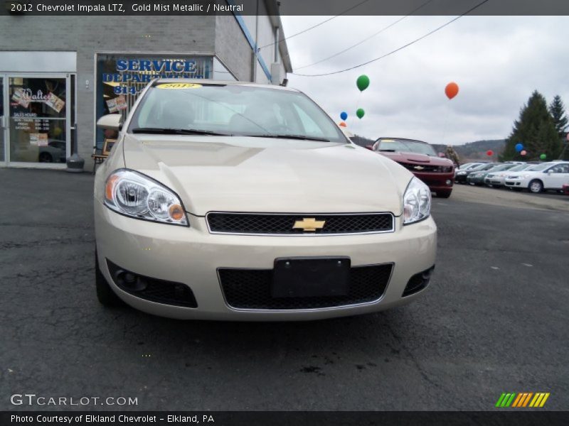 Gold Mist Metallic / Neutral 2012 Chevrolet Impala LTZ
