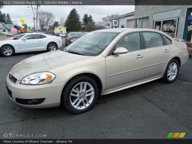 Gold Mist Metallic / Neutral 2012 Chevrolet Impala LTZ