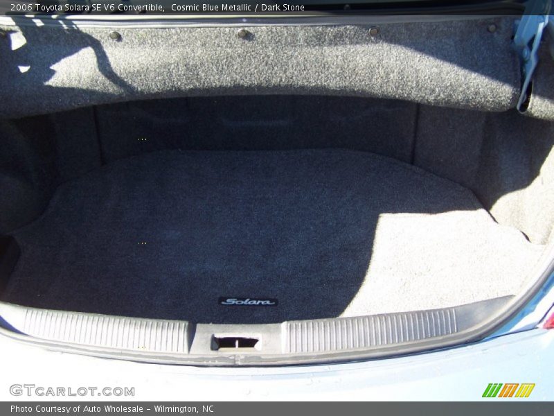 Cosmic Blue Metallic / Dark Stone 2006 Toyota Solara SE V6 Convertible