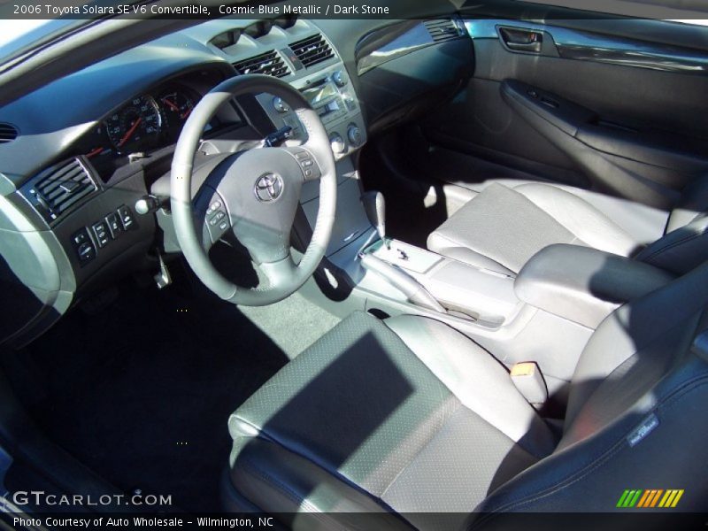 Cosmic Blue Metallic / Dark Stone 2006 Toyota Solara SE V6 Convertible