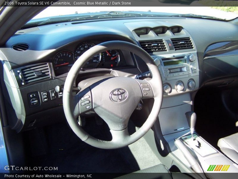 Cosmic Blue Metallic / Dark Stone 2006 Toyota Solara SE V6 Convertible