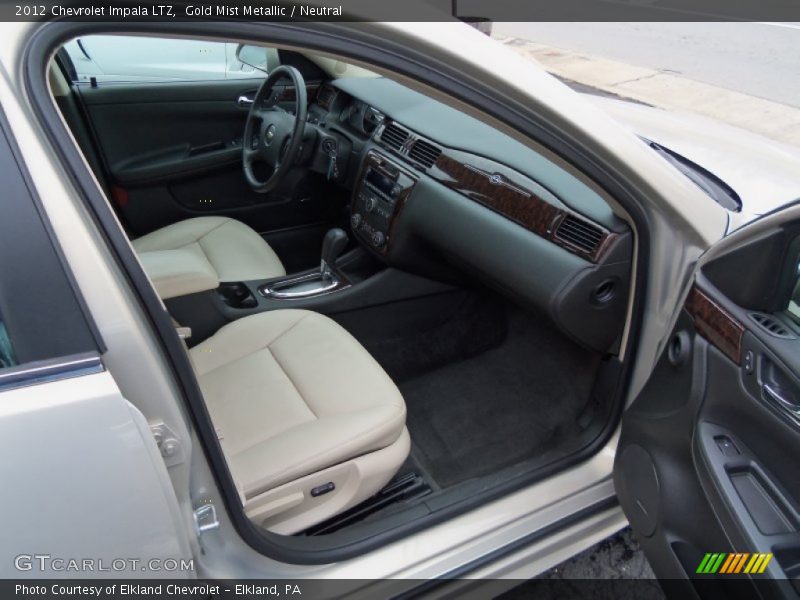 Gold Mist Metallic / Neutral 2012 Chevrolet Impala LTZ