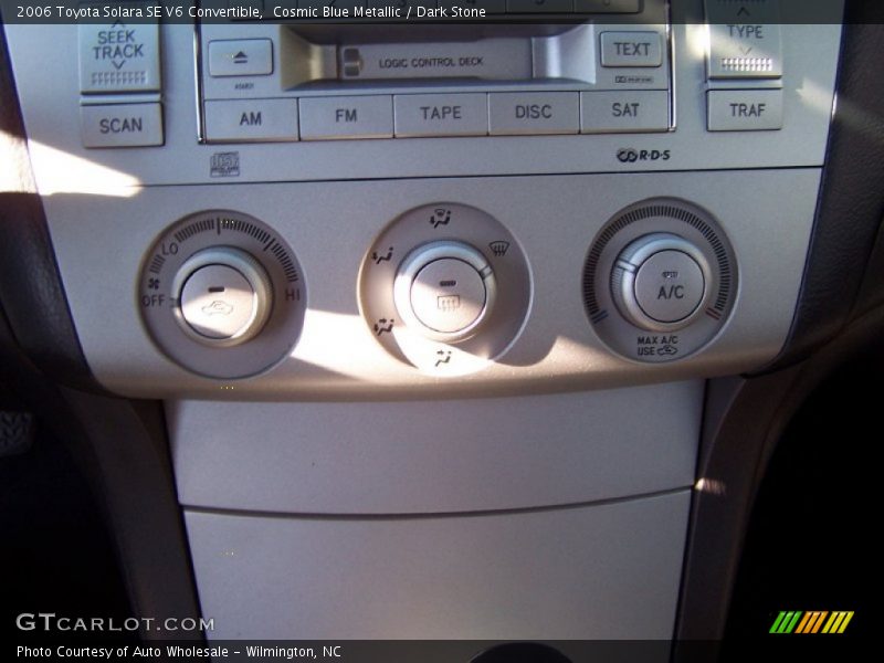 Cosmic Blue Metallic / Dark Stone 2006 Toyota Solara SE V6 Convertible