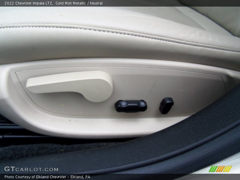 Gold Mist Metallic / Neutral 2012 Chevrolet Impala LTZ
