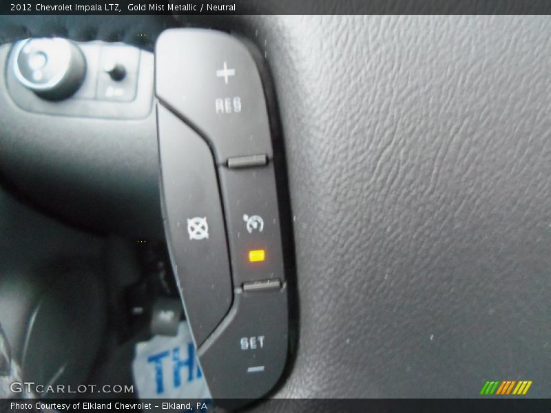 Gold Mist Metallic / Neutral 2012 Chevrolet Impala LTZ