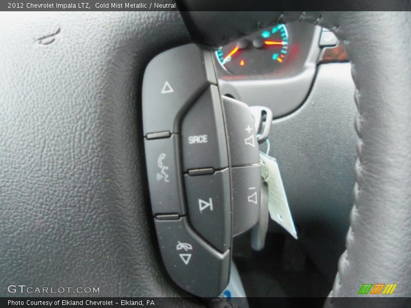 Gold Mist Metallic / Neutral 2012 Chevrolet Impala LTZ