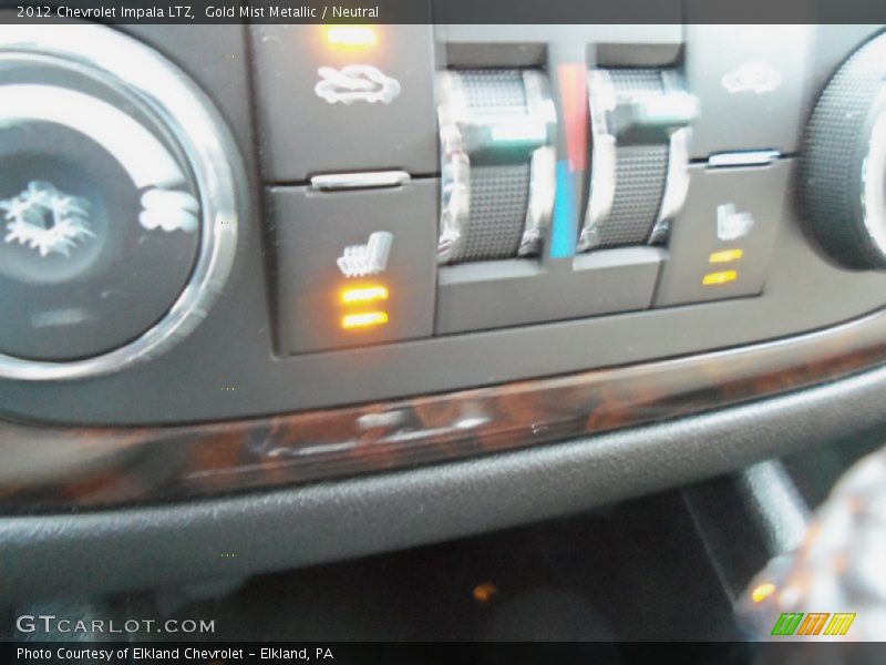 Gold Mist Metallic / Neutral 2012 Chevrolet Impala LTZ