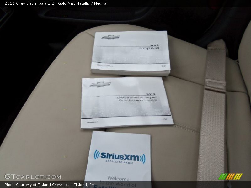 Gold Mist Metallic / Neutral 2012 Chevrolet Impala LTZ