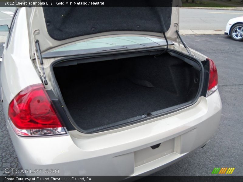 Gold Mist Metallic / Neutral 2012 Chevrolet Impala LTZ