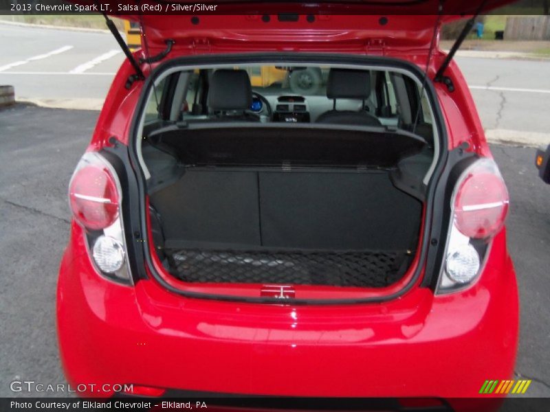Salsa (Red) / Silver/Silver 2013 Chevrolet Spark LT