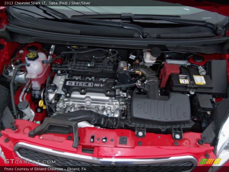  2013 Spark LT Engine - 1.2 Liter DOHC 16-Valve VVT S-TEC II 4 Cylinder