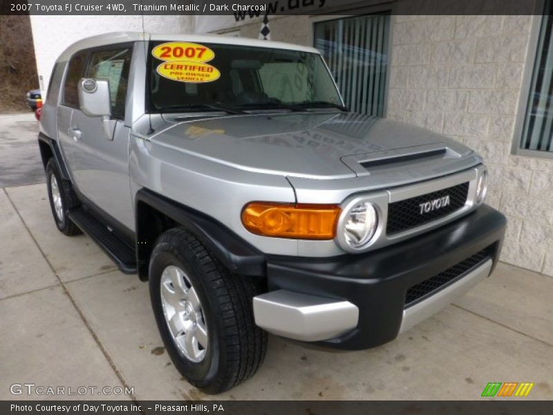 Titanium Metallic / Dark Charcoal 2007 Toyota FJ Cruiser 4WD