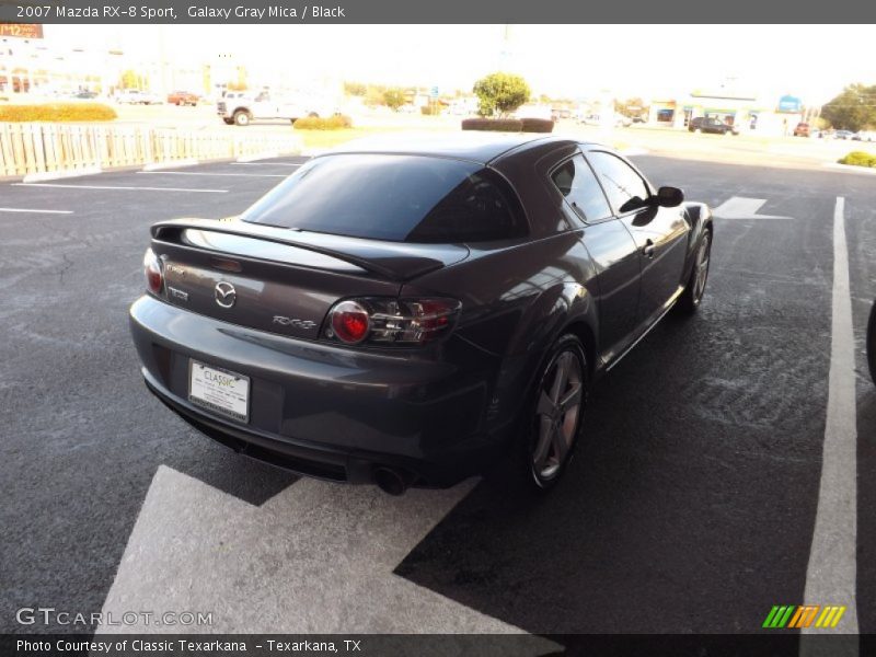 Galaxy Gray Mica / Black 2007 Mazda RX-8 Sport