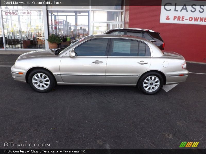 Cream Gold / Black 2004 Kia Amanti