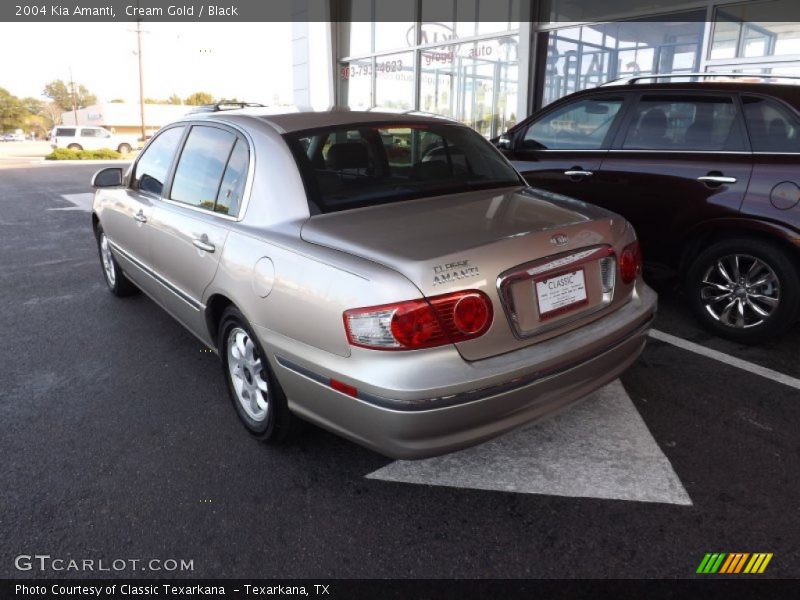 Cream Gold / Black 2004 Kia Amanti