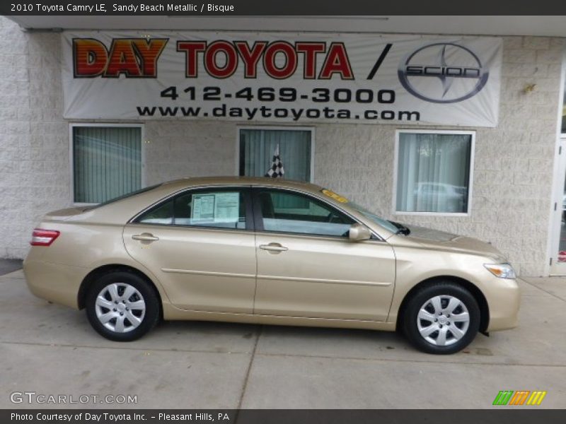 Sandy Beach Metallic / Bisque 2010 Toyota Camry LE