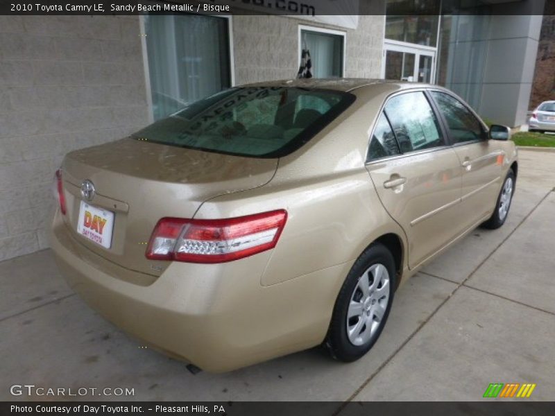 Sandy Beach Metallic / Bisque 2010 Toyota Camry LE