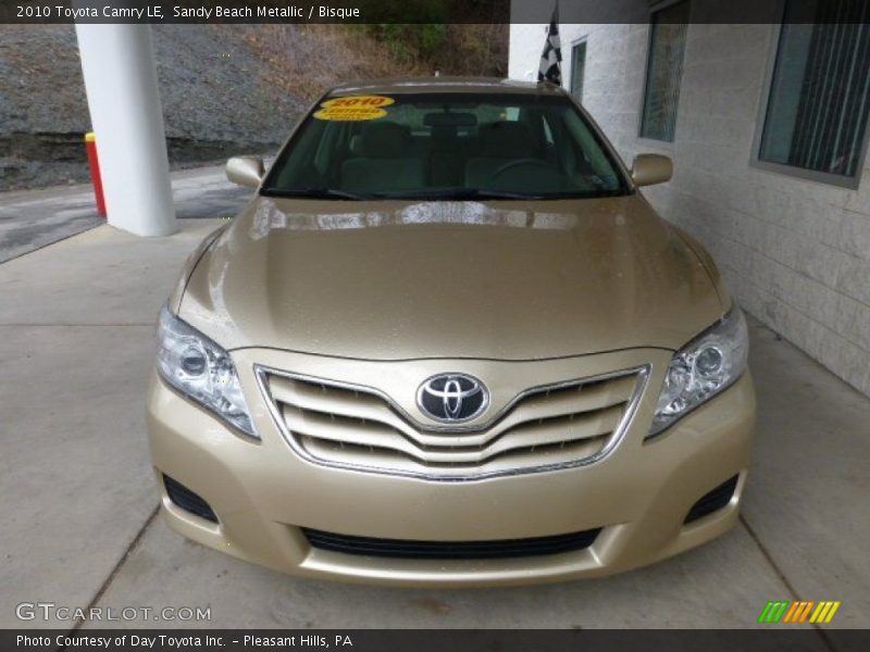 Sandy Beach Metallic / Bisque 2010 Toyota Camry LE