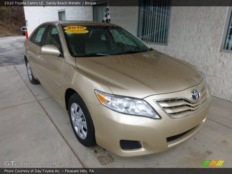 Sandy Beach Metallic / Bisque 2010 Toyota Camry LE