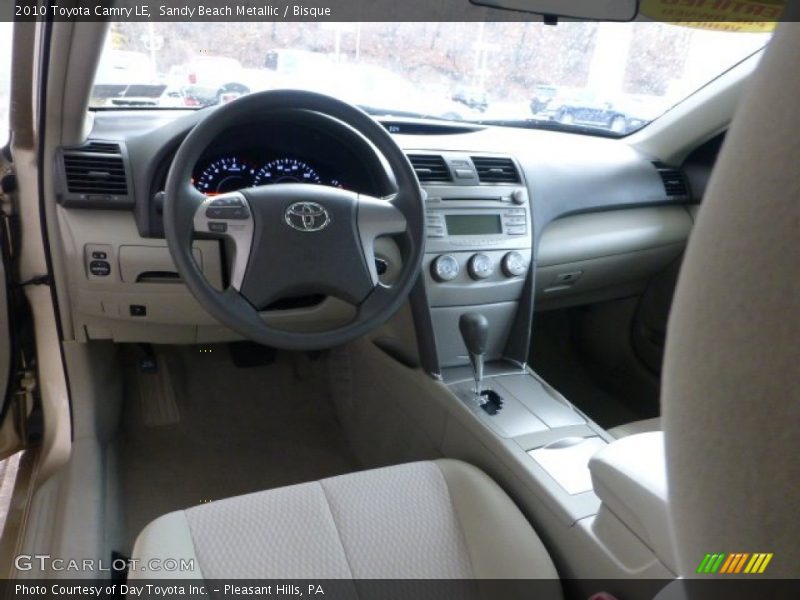 Sandy Beach Metallic / Bisque 2010 Toyota Camry LE