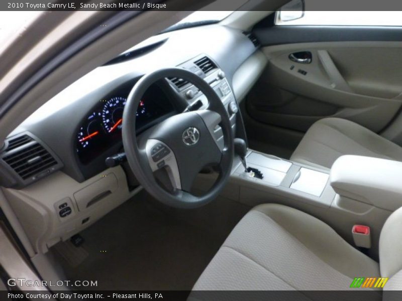 Sandy Beach Metallic / Bisque 2010 Toyota Camry LE