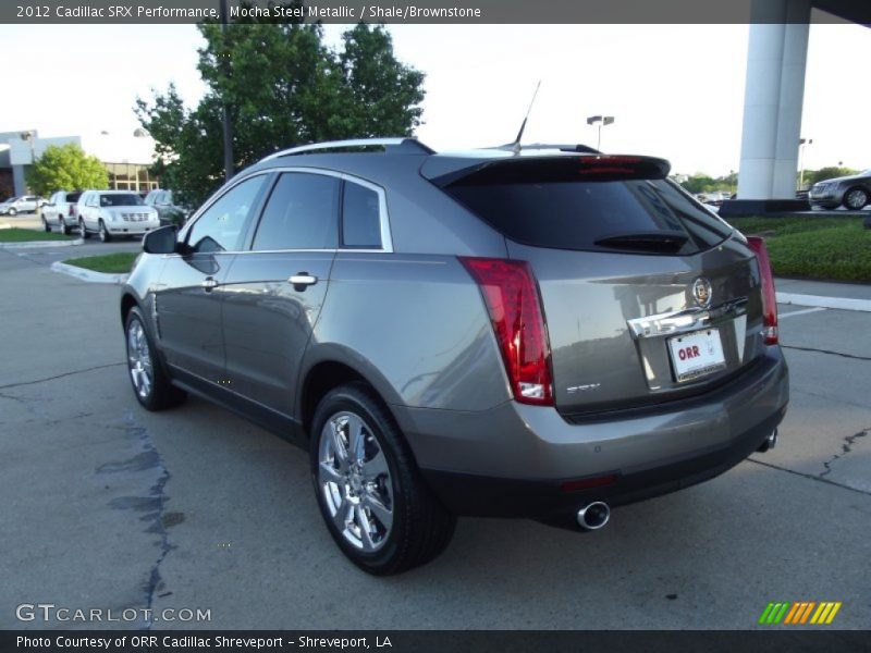 Mocha Steel Metallic / Shale/Brownstone 2012 Cadillac SRX Performance