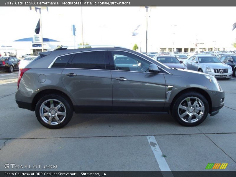 Mocha Steel Metallic / Shale/Brownstone 2012 Cadillac SRX Performance